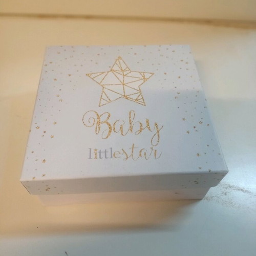 Baby Star box 13.5x13.5x5cm like new