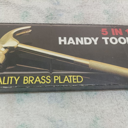 5 in 1 Handy Tool like new, collectible hammer and screwdriver