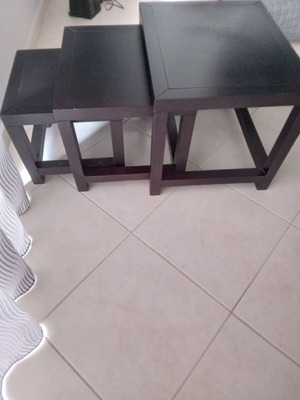 Zigon tables used, set of 3, with minimal wear