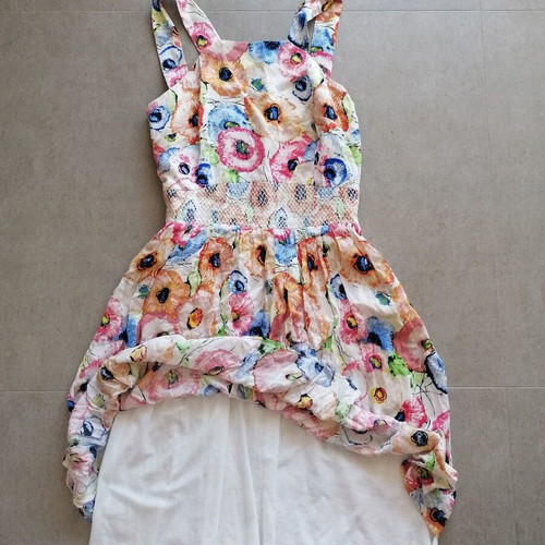 Floral dress like new, colorful, size S