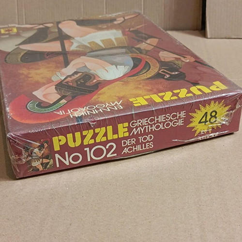 Vintage puzzle Greek mythology Achilles like new, 48 pieces