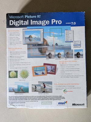 Microsoft Picture It! Digital Image Pro Version 7 software