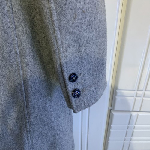 Zara gray coat used, size M, missing buttons
