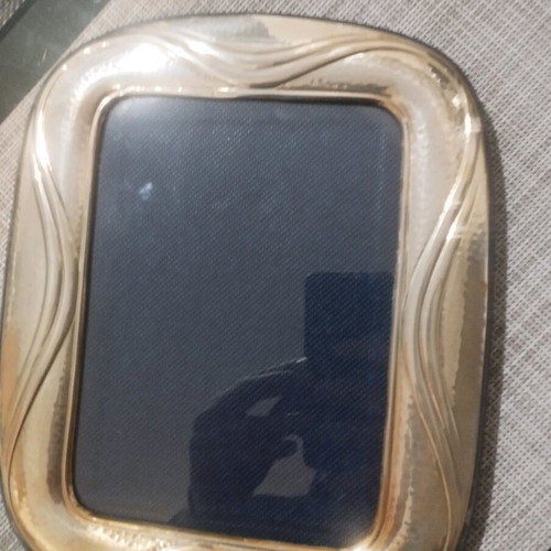 Silver large frame like new