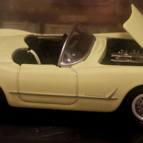 Hot Wheels Collectibles Black Box 1953 Corvette yellow new