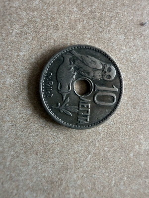 10 Lepta Kingdom of Greece 1912 used collectible coin