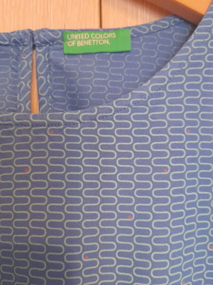 Φόρεμα Benetton για 8-9 ετών, 140 εκ., καινούργιο, μπλε