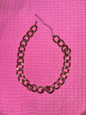 Gold necklace used, heavy