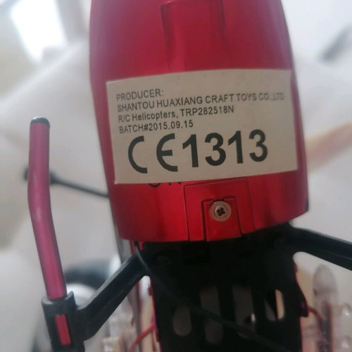 Toy helicopter used with remote control