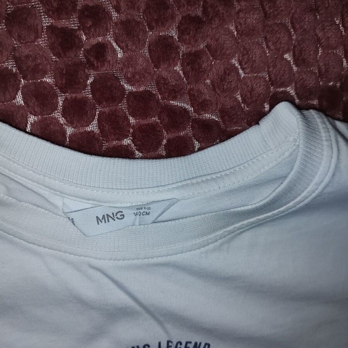 Mango children's shirt size 9 years like new, white