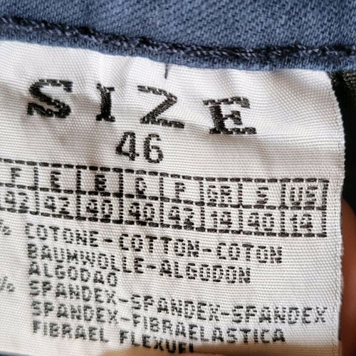 Blue denim pants like new cotton fit Small Medium