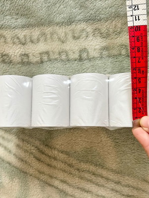 Θερμική χαρτοταινία 57mmX27m σαν καινούργια, 9 ρολά