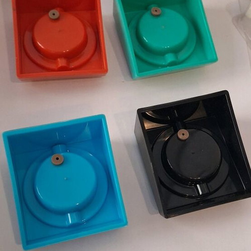 Ruhla table clocks wind-up like new, 4 colors with boxes