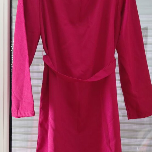 Shein women's red mini spring dress, size S/M