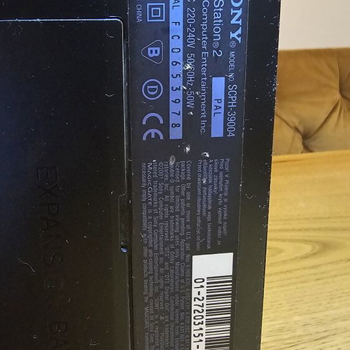Sony PlayStation 2 Fat console, black