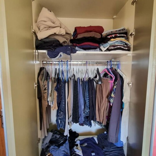 Set of 2 large bedroom wardrobes like new, height 2.30m
