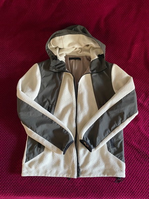 Tech fleece jacket used, size M, white
