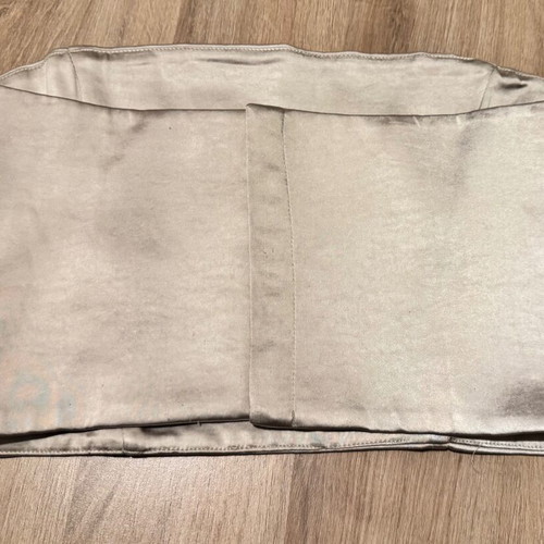Zara corset like new, beige-champagne velvet, size L