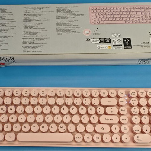 Sologic Retro Wireless Keyboard new, typewriter style