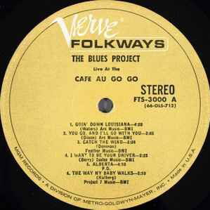 The Blues Project Live At The Cafe Au Go Go vinyl record used, blues
