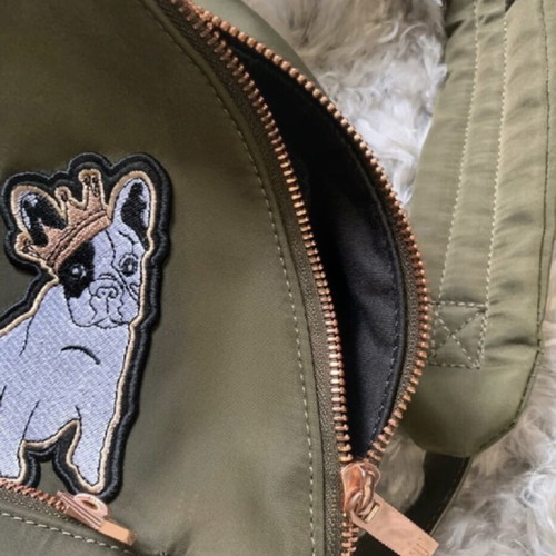 Ted Baker Slogan Appliqué Nylon Backpack like new, multicolor