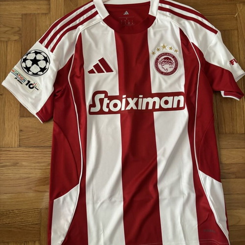 Olympiacos Ortega Match Issued/Worn Jersey size Small, like new