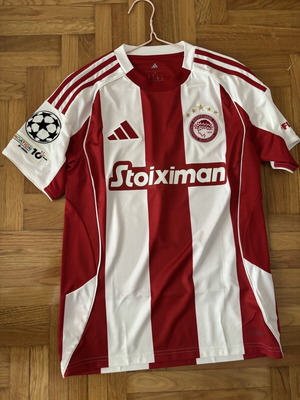 Olympiacos Ortega Match Issued/Worn Jersey size Small, like new