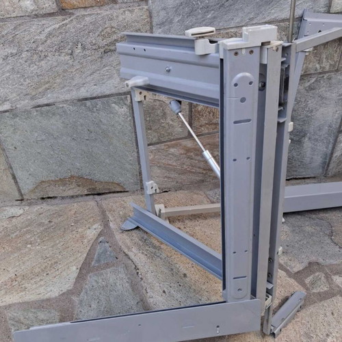 Corner kitchen cabinet mechanism with shelves like new