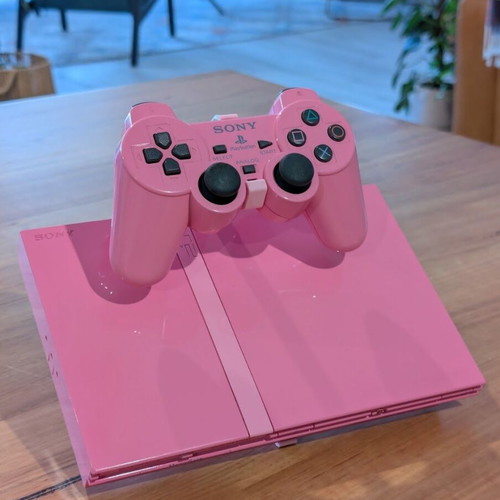 3D Printed Console and Controller Stand with Cable Management for PlayStation 2 Slim Horizontal new