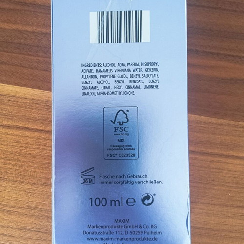 Biocura Man Classic Silver After Shave 100ml new, sealed