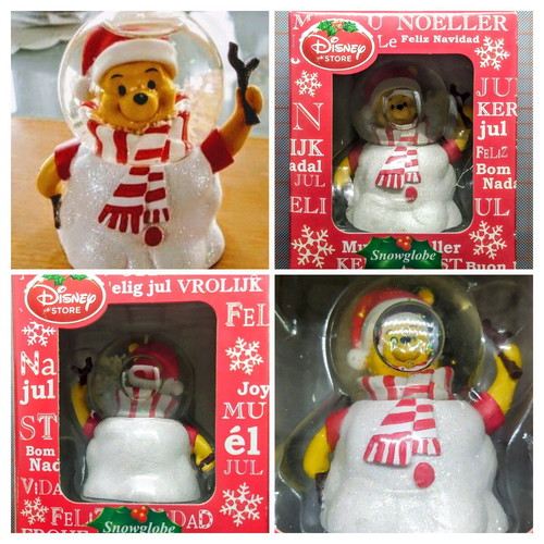 Winnie the Pooh Christmas Snowglobe new from Disney Store