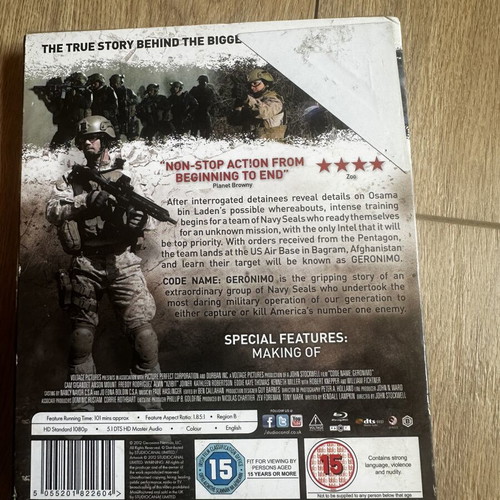 Code Name: Geronimo DVD used with English subtitles, documentary