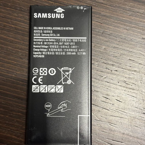 Samsung EB-BG610ABE battery used, 3300mAh compatible with Galaxy J7 Prime J4 Plus J6 Plus