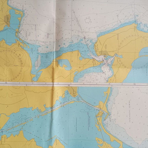 Map of Preveza wider area used, 2007, size 118x71 cm