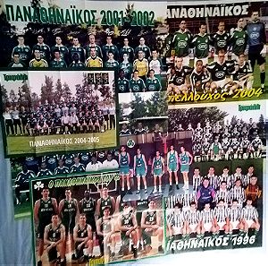 (11 Αφίσες) Παναθηναϊκός Ποδοσφαίρο & Μπάσκετ 90s, 00s