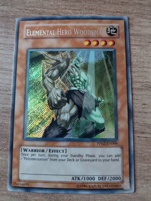 Elemental Hero Woodsman Yu-Gi-Oh! card mint