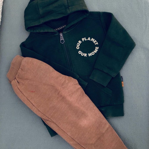 Boys' tracksuit sets and jackets used, pack of 2, size 98 for ages 3-4