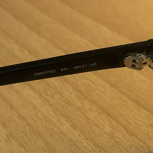 Alexander McQueen eyeglasses like new, black, myopia lenses