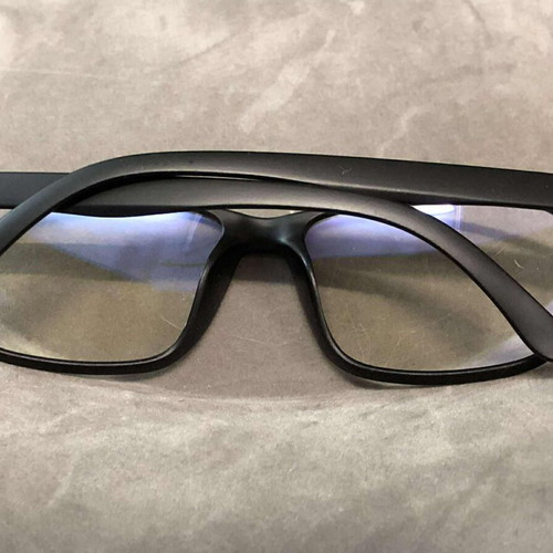 Anti-Blue Light Screen Protection Glasses black frame used, unisex
