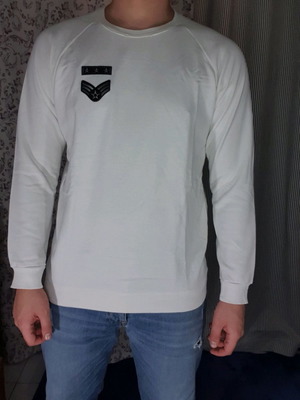Destroy long-sleeve shirt XL used, white