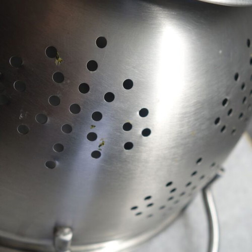Large stainless steel colander like new