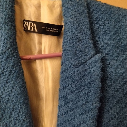 Blue blazer Zara medium size, new without tag
