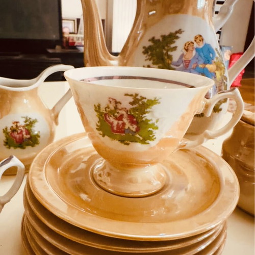 Original porcelain set new