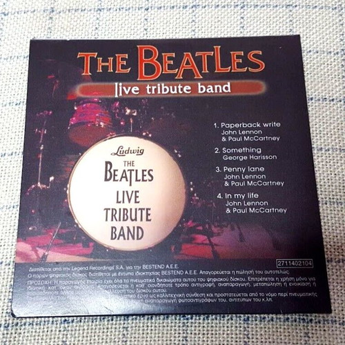 The Beatles Live Tribute Band No4 CD used, pop