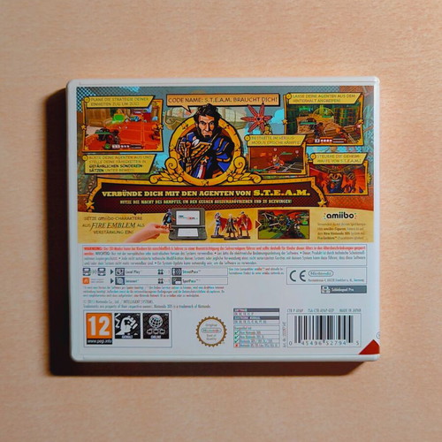 Code Name: S.T.E.A.M. Nintendo 3DS game used, tactical strategy