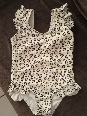 Παιδικό ολόσωμο μαγιό animal print σαν καινούργιο, μέγεθος 5-6 ετών