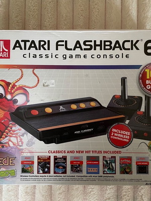 Atari Flashback 6 κονσόλα σαν καινούργια με 100 ενσωματωμένα ρετρό παιχνίδια