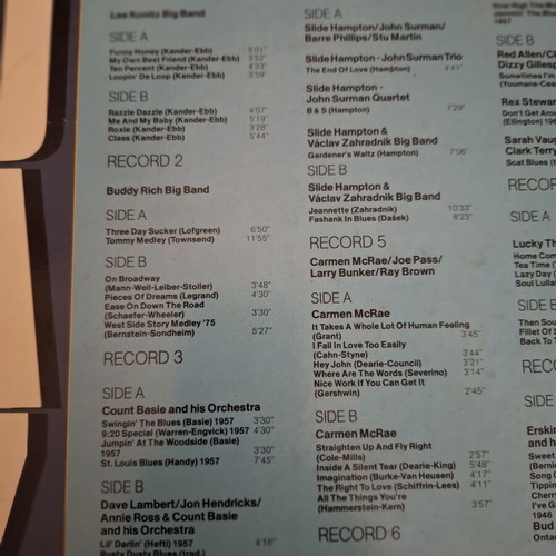 Jazz vinyl collection used, set of 10 records