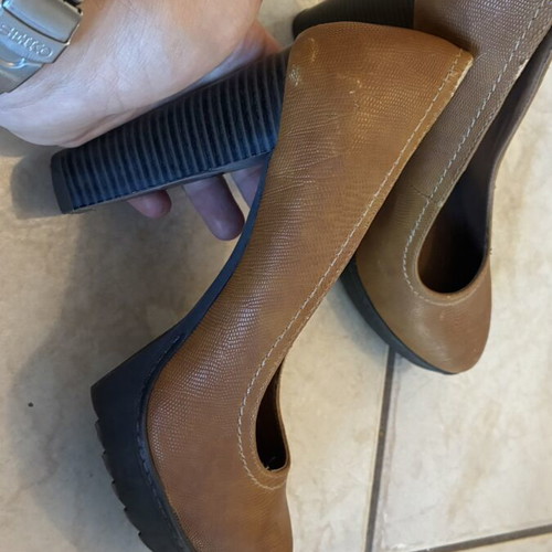 Graceland leather shoes, brown