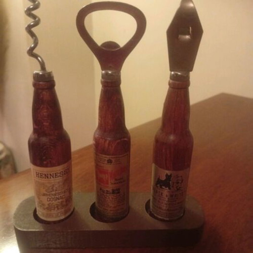 Vintage bar accessory set 1960 mid century like new